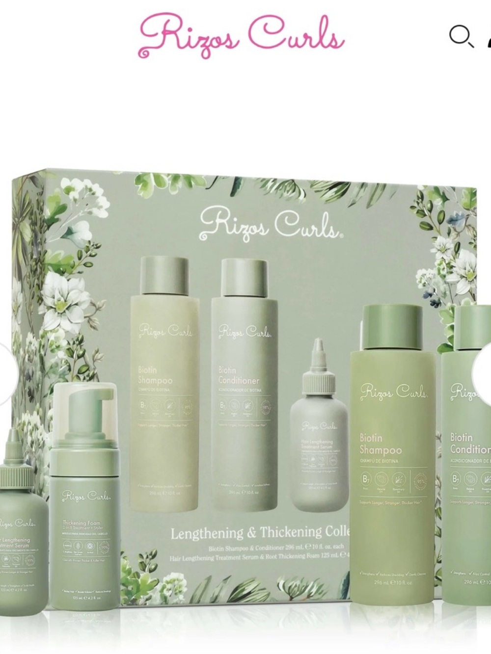 Rizos Curls | Lengthening & Thickening Collection